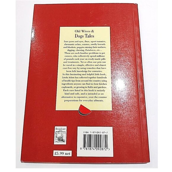 Vintage Softcover Book Old Wives' and Dogs' Tales by Linda Adam Broadcast‎ Books - Picture 2 of 6